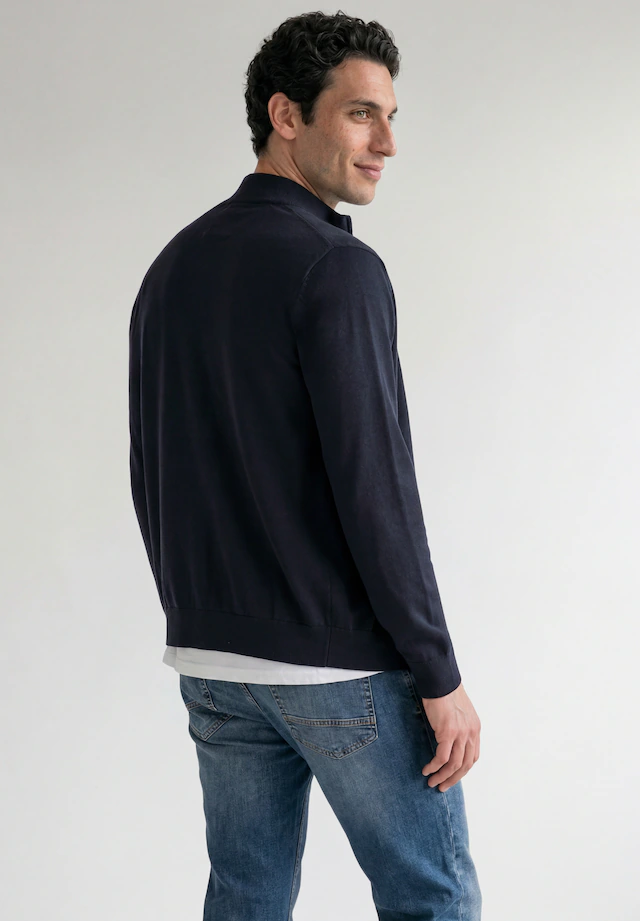 STREET ONE MEN Troyer aus reiner Baumwolle