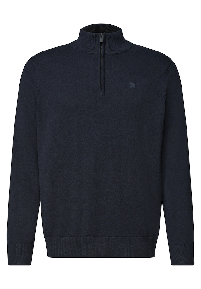 STREET ONE MEN Troyer aus reiner Baumwolle