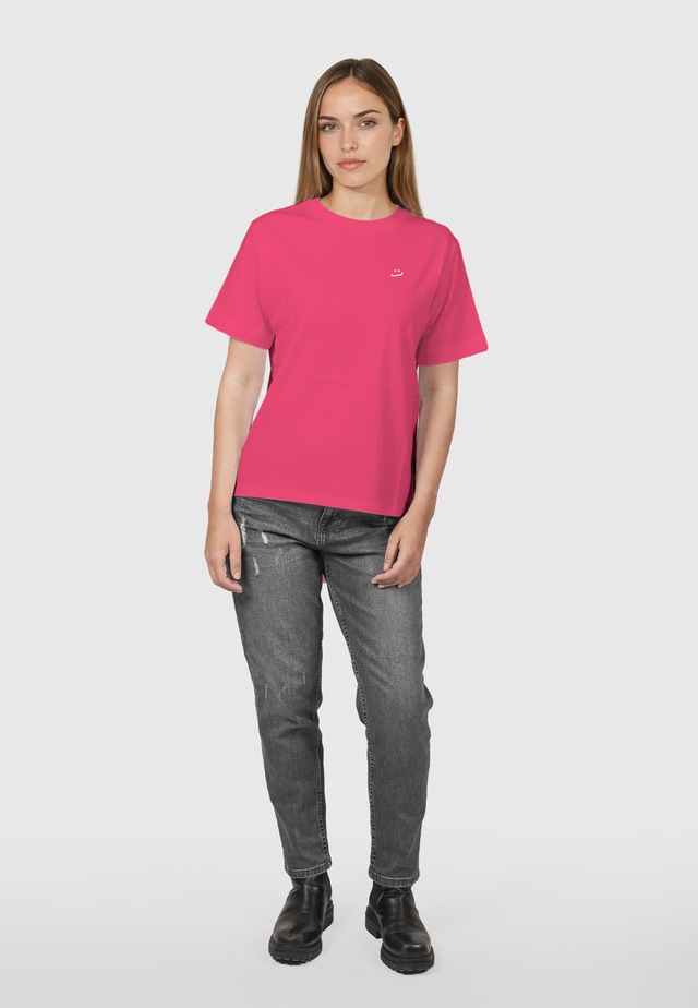 Kleinigkeit T-Shirt »Kleinigkeit Görls Easyfit Shört Laugh you« 1