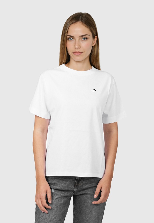 Kleinigkeit T-Shirt »Kleinigkeit Görls Easyfit Shört Laugh you« 1