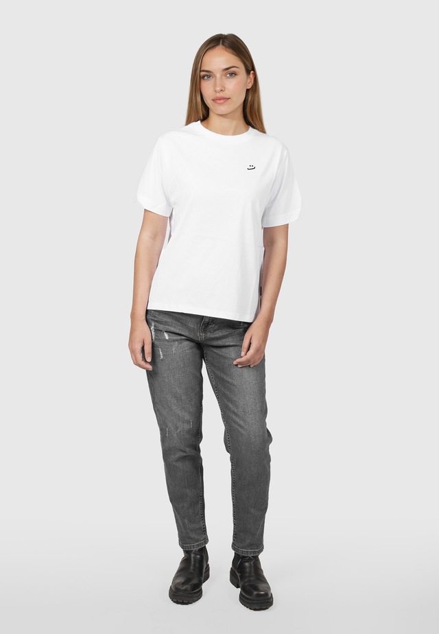 Kleinigkeit T-Shirt »Kleinigkeit Görls Easyfit Shört Laugh you« 1