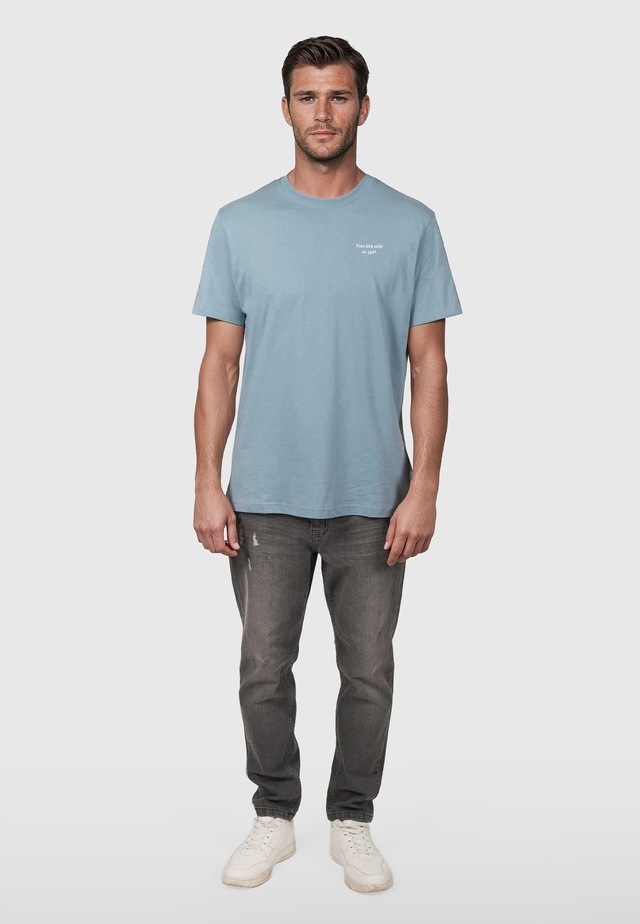 Kleinigkeit T-Shirt »Kleinigkeit Bois Straightcut Shört Freu Dich« 1