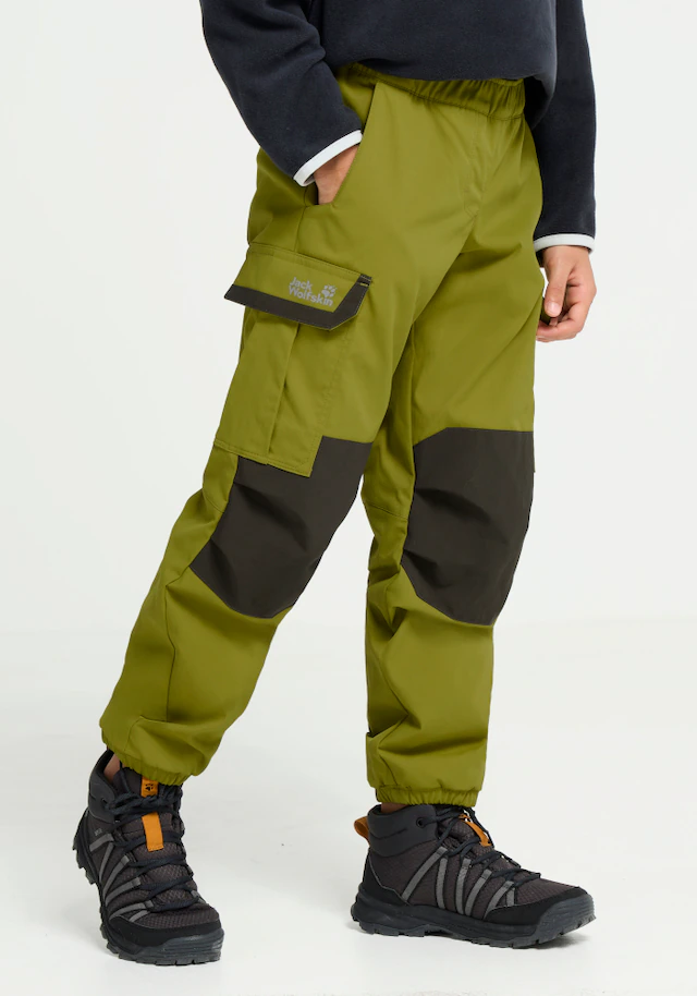 Jack Wolfskin Cargohose »CARGO WINTER PANTS K« Kinder-Winterhose, wind- und wasserabweisend, warm