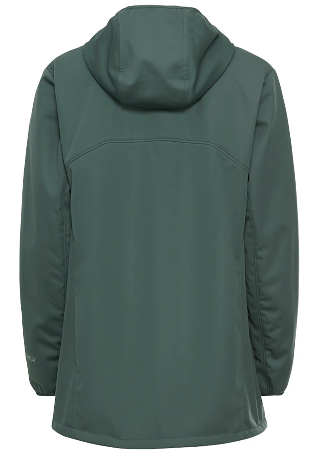 Jack Wolfskin Softshellmantel »WINDHAIN 2 COAT W« Softshellmantel mit Kapuze, winddicht, wasserabweisend