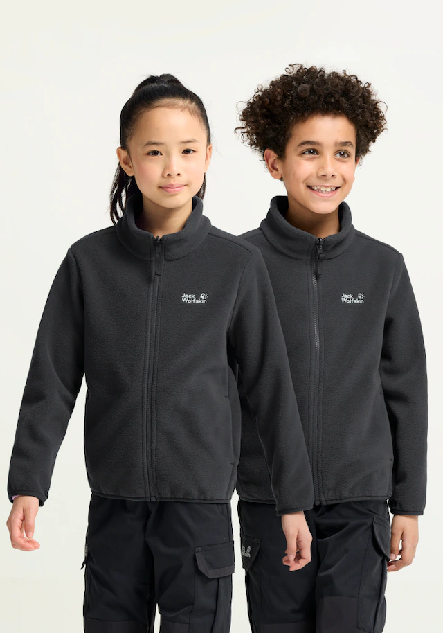 Jack Wolfskin Fleecejacke »TAUNUS 200 FZ K« für Kinder, mit 3-in-1-Kompatibilität, warm