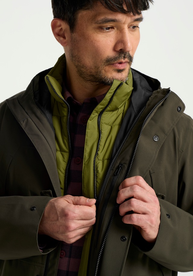 Jack Wolfskin 3-in-1-Funktionsjacke »COLD CAMP 3IN1 JKT M« mit Kapuze mit Kapuze, wasser- und winddicht, atmungsaktiv, warm