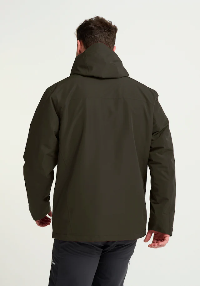 Jack Wolfskin 3-in-1-Funktionsjacke »STONELITE 3IN1 JKT M« mit Kapuze mit Kapuze, wasserdicht, winddicht, atmungsaktiv, wärmende Ausführung