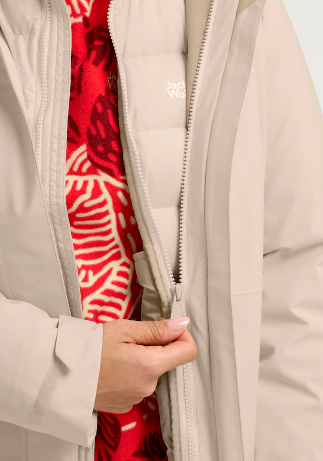Jack Wolfskin Daunenjacke »WILD PASS DOWN JKT W RDS« mit wärmender Füllung, wind- und wasserabweisend, schnell trocknend