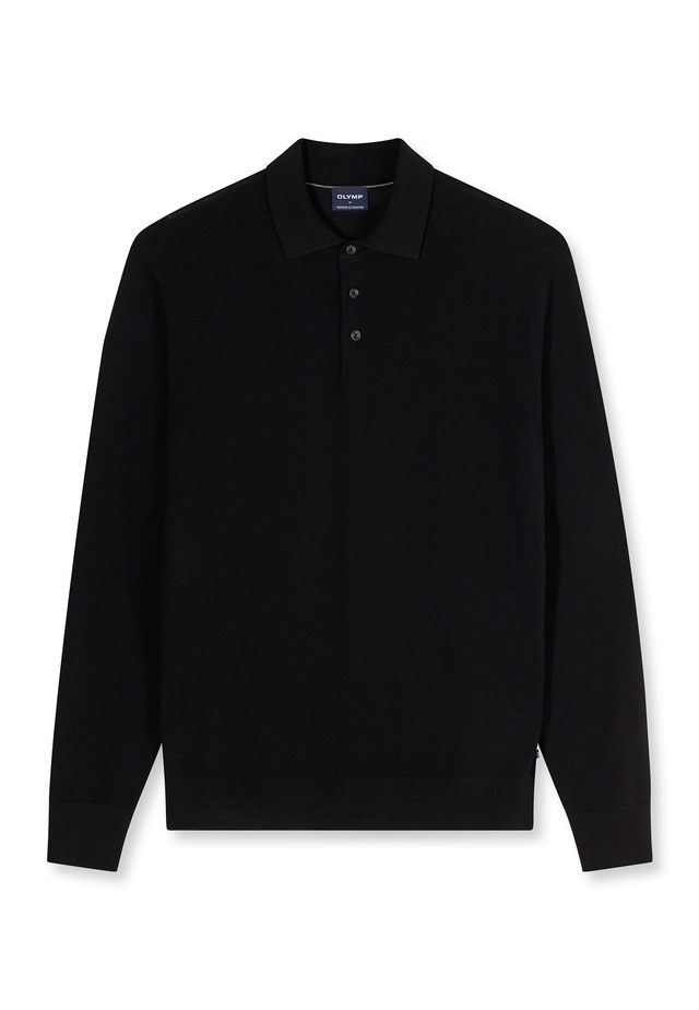 OLYMP Langarm-Poloshirt »OLYMP Casual Strick, Polo langarm«