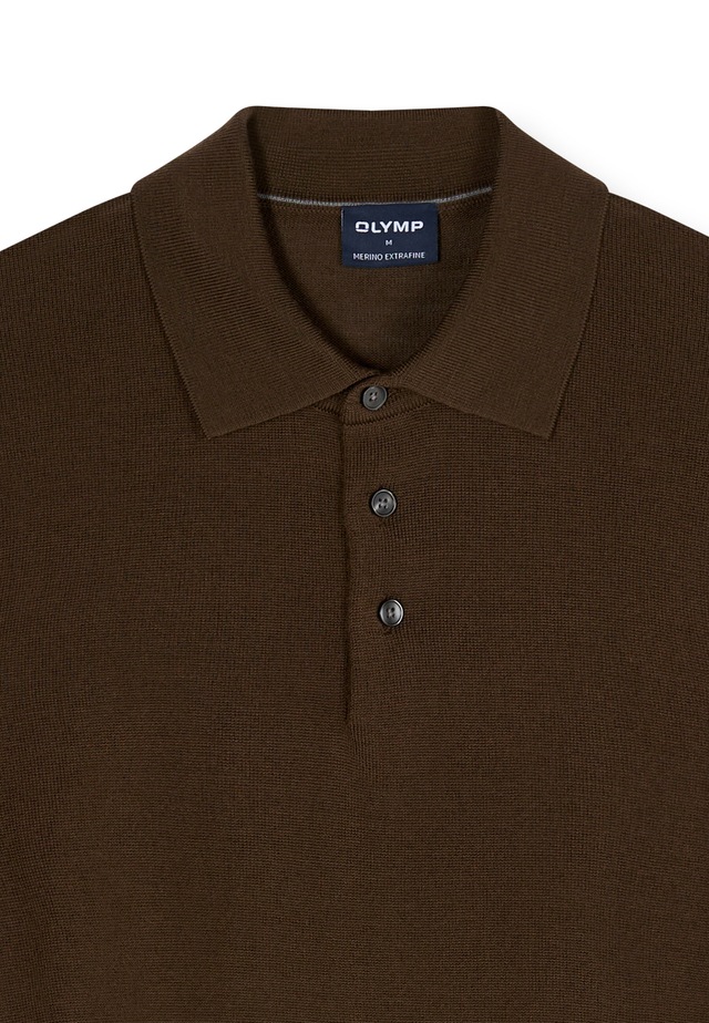 OLYMP Langarm-Poloshirt »OLYMP Casual Strick, Polo langarm«