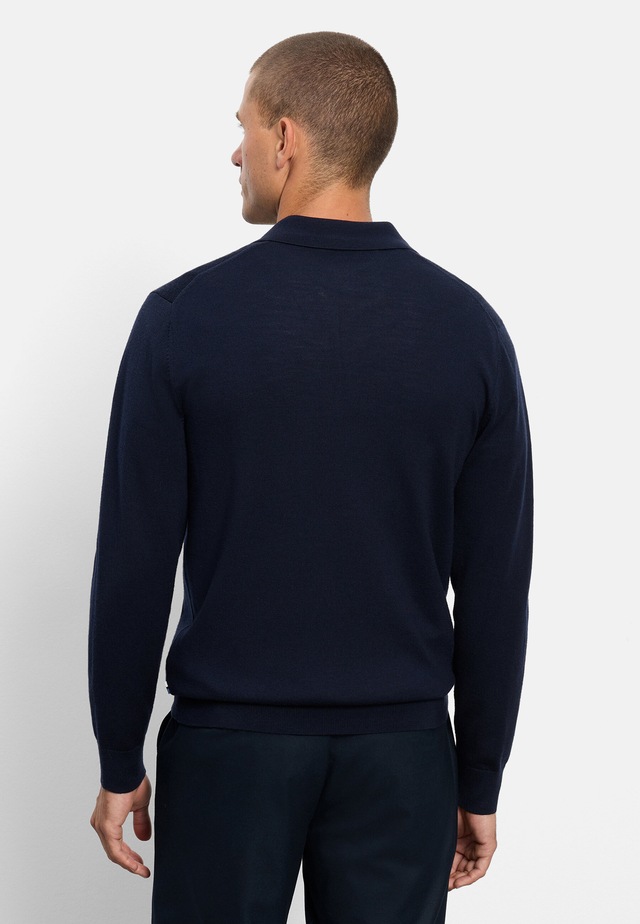 OLYMP Langarm-Poloshirt »OLYMP Casual Strick, Polo langarm«