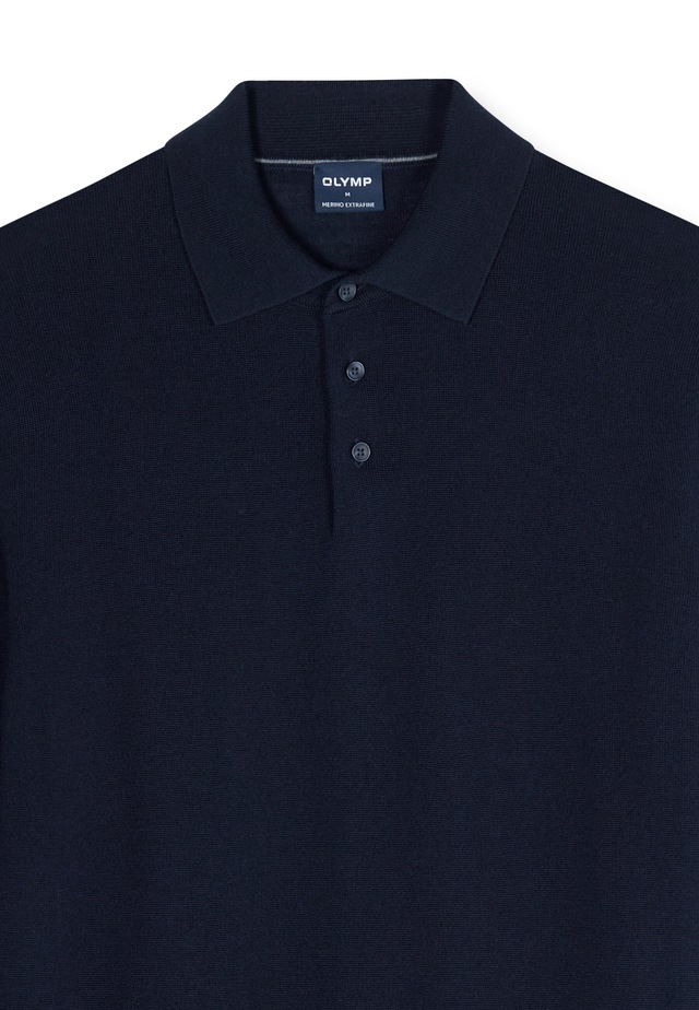 OLYMP Langarm-Poloshirt »OLYMP Casual Strick, Polo langarm«