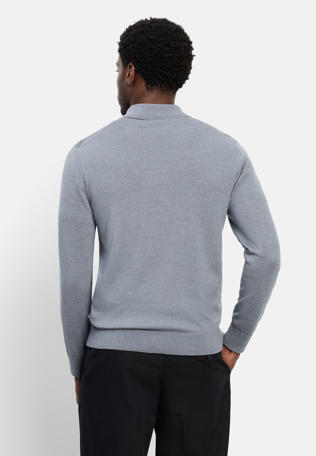 OLYMP Langarm-Poloshirt »OLYMP Casual Strick, Polo langarm«