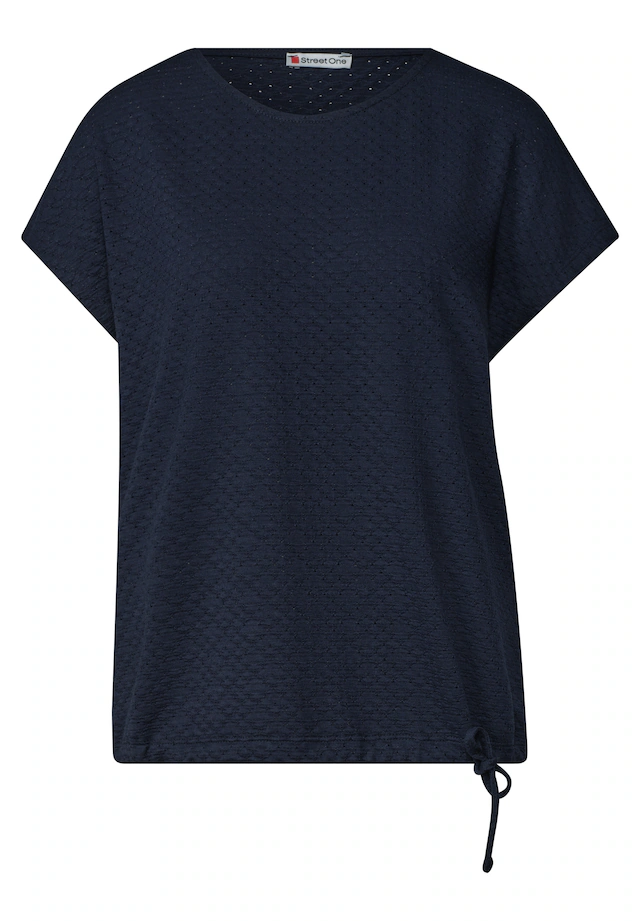 STREET ONE T-Shirt mit Rundhalsausschnitt