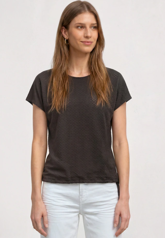 STREET ONE T-Shirt mit Rundhalsausschnitt