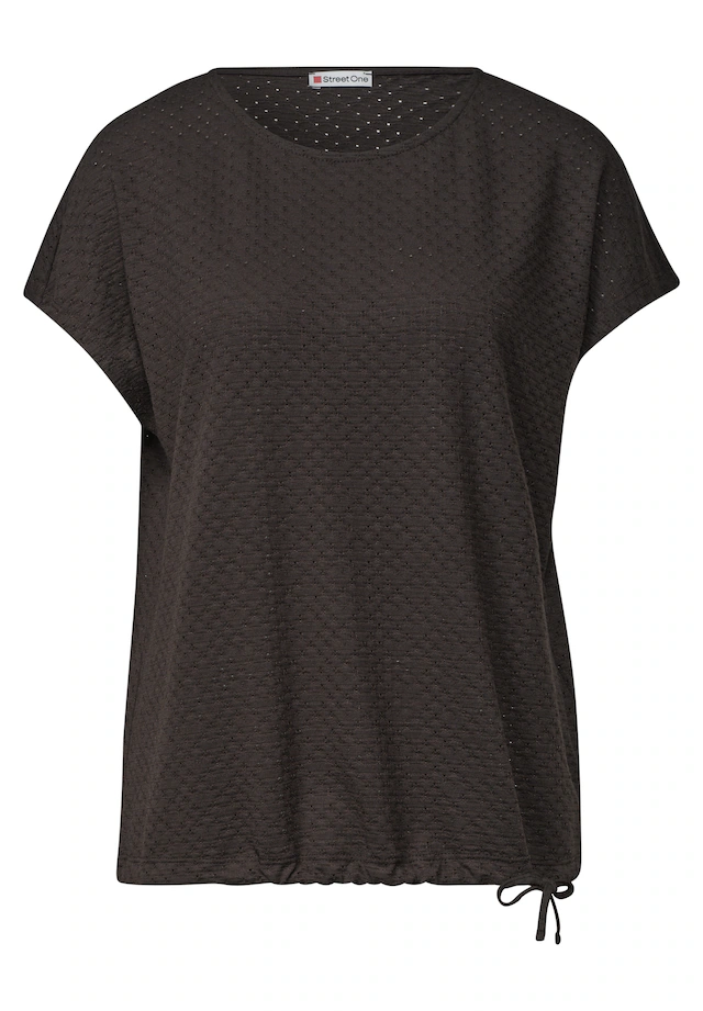STREET ONE T-Shirt mit Rundhalsausschnitt