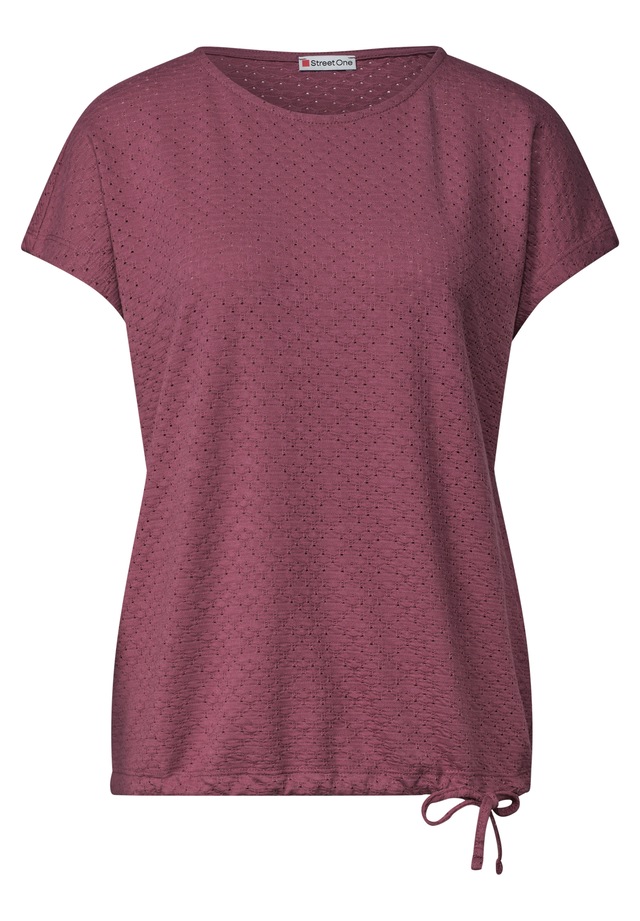 STREET ONE T-Shirt mit Rundhalsausschnitt