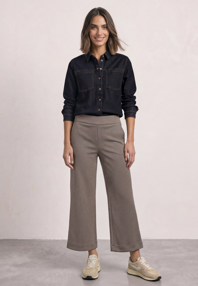 STREET ONE Stoffhose High Waist
