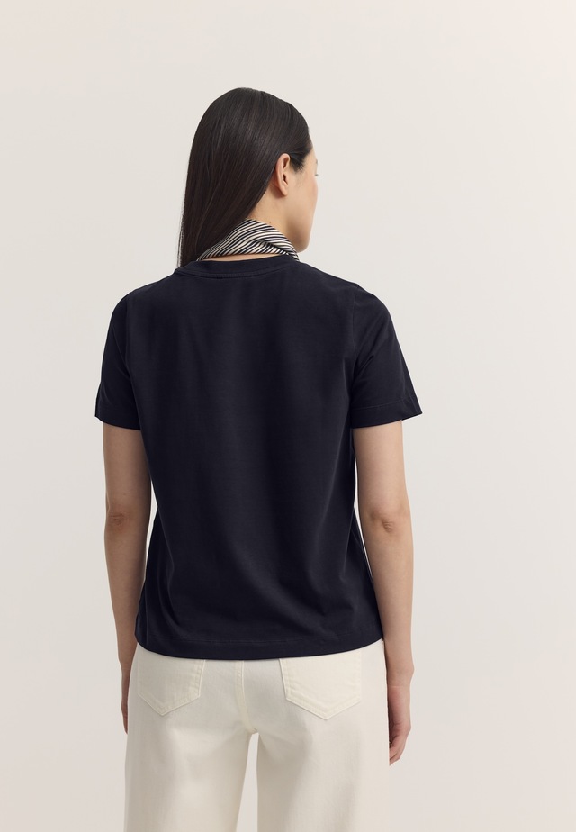 bugatti T-Shirt »Modern Fit« Modern Fit Baumwoll-Stretch Rundhals