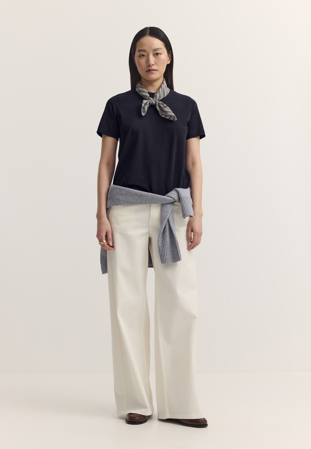 bugatti T-Shirt »Modern Fit« Modern Fit Baumwoll-Stretch Rundhals