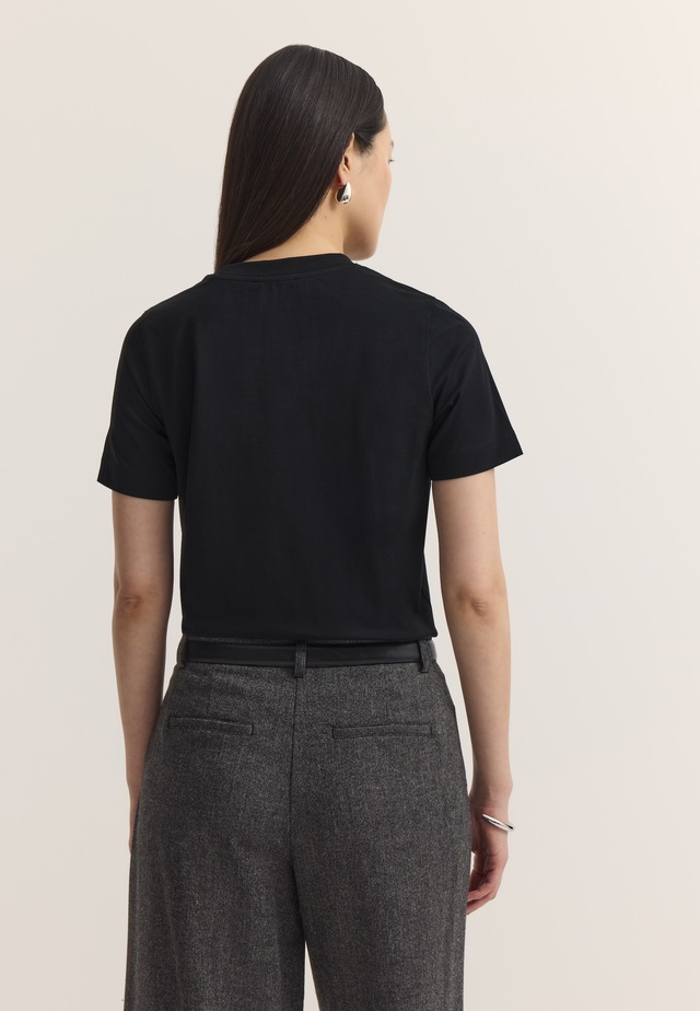bugatti T-Shirt »Modern Fit« Modern Fit Baumwoll-Stretch Rundhals