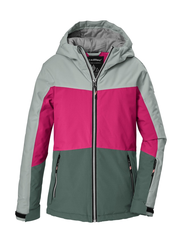 Killtec Skijacke »KSW 198 GRLS SKI JCKT« Wind- und wasserdichte Skijacke mit Colourblock-Design