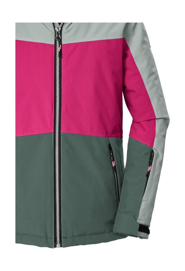 Killtec Skijacke »KSW 198 GRLS SKI JCKT« Wind- und wasserdichte Skijacke mit Colourblock-Design