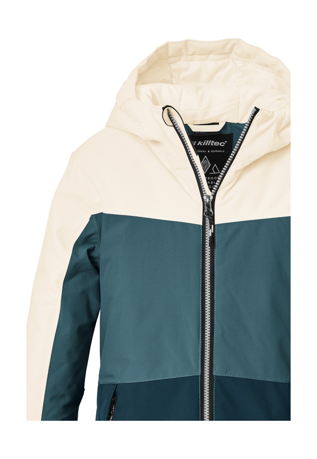 Killtec Skijacke »KSW 198 GRLS SKI JCKT« Wind- und wasserdichte Skijacke mit Colourblock-Design