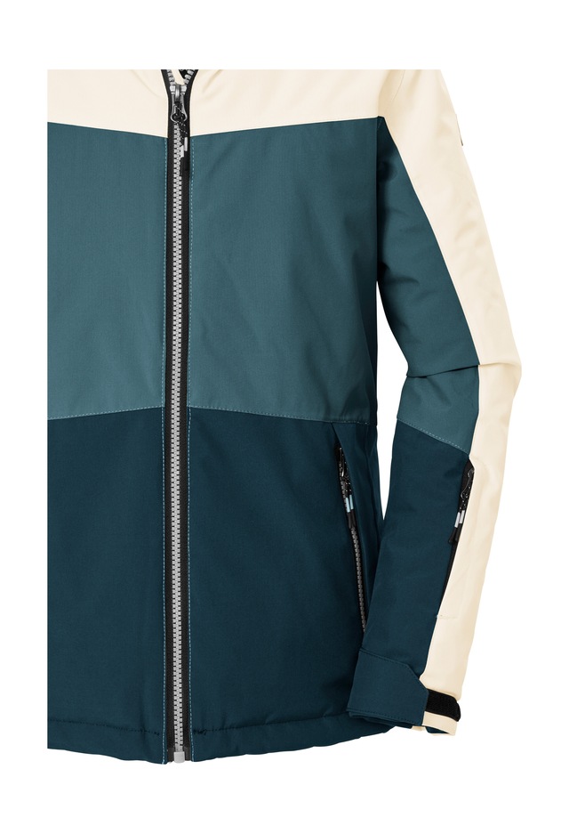 Killtec Skijacke »KSW 198 GRLS SKI JCKT« Wind- und wasserdichte Skijacke mit Colourblock-Design