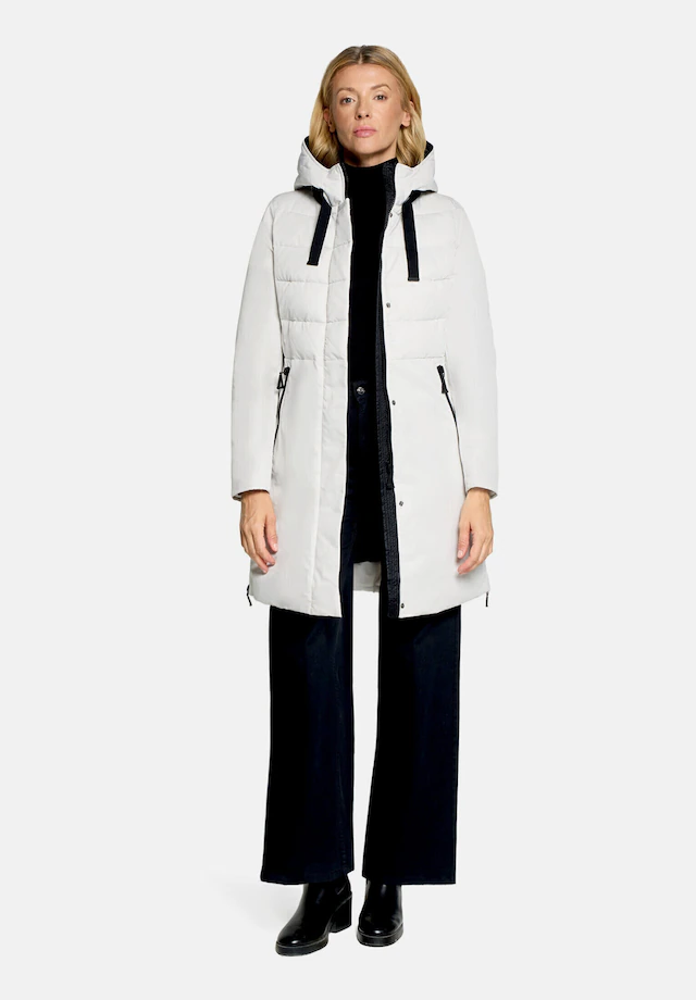 Amber & June Winterjacke »Damen Kunstdaune« mit Kapuze