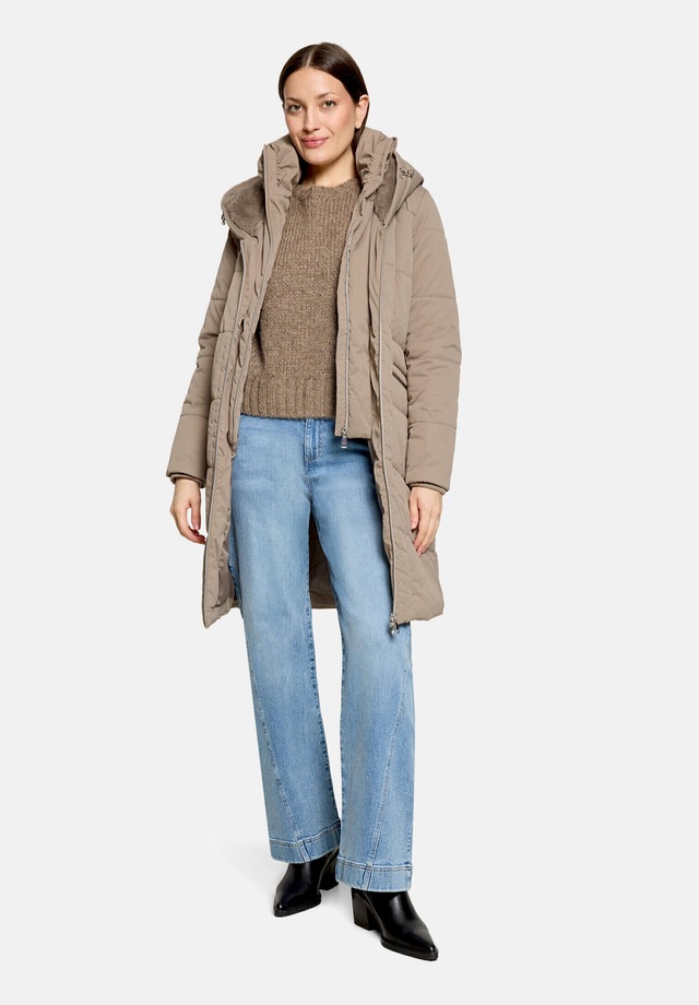 Cartoon Steppjacke »Damen mit Kapuze« mit Kapuze
