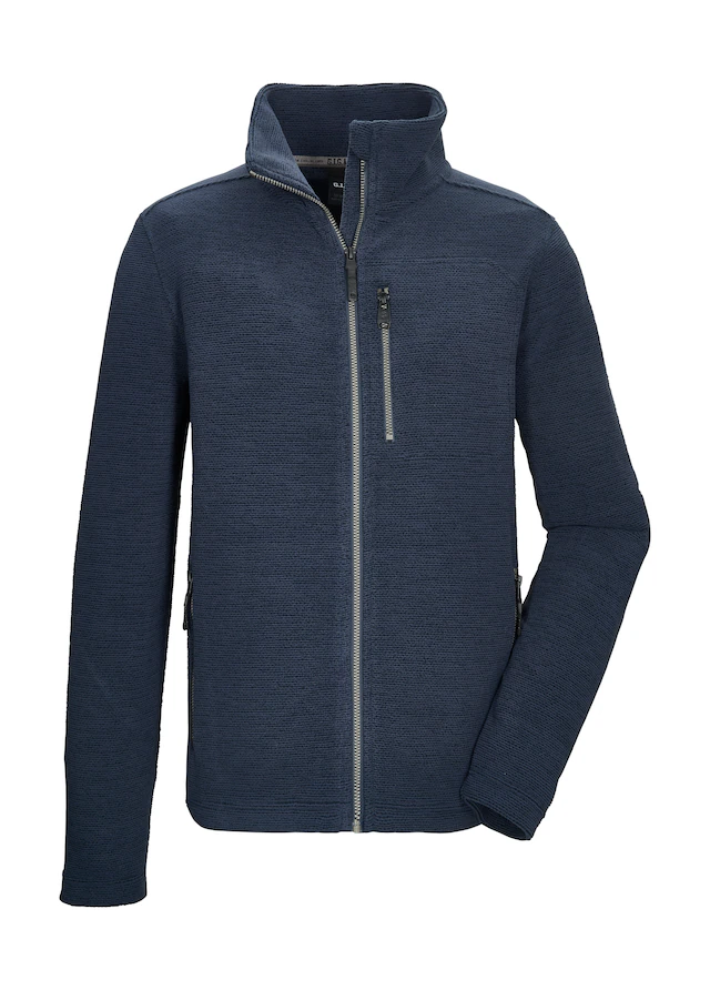 G.I.G.A. DX by killtec Fleecejacke »GW 14 MN KNTFLC JCKT« Strickfleecejacke mit Zipper-Taschen und Kinnschutz