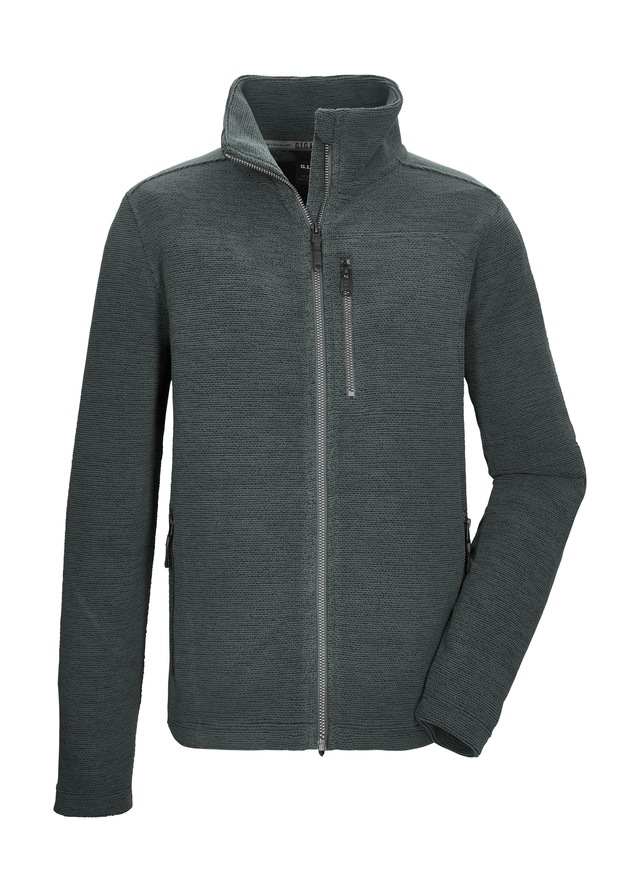 G.I.G.A. DX by killtec Fleecejacke »GW 14 MN KNTFLC JCKT« Strickfleecejacke mit Zipper-Taschen und Kinnschutz