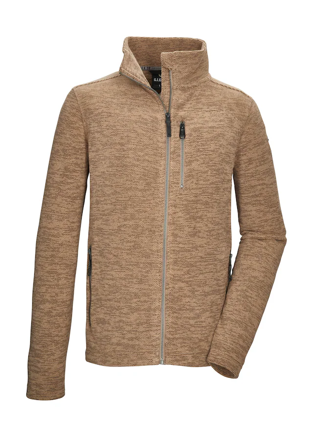 G.I.G.A. DX by killtec Fleecejacke »GW 14 MN KNTFLC JCKT« Strickfleecejacke mit Zipper-Taschen und Kinnschutz