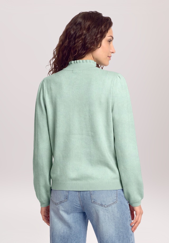 Cartoon Strickpullover »Damen mit Rüschen« 1