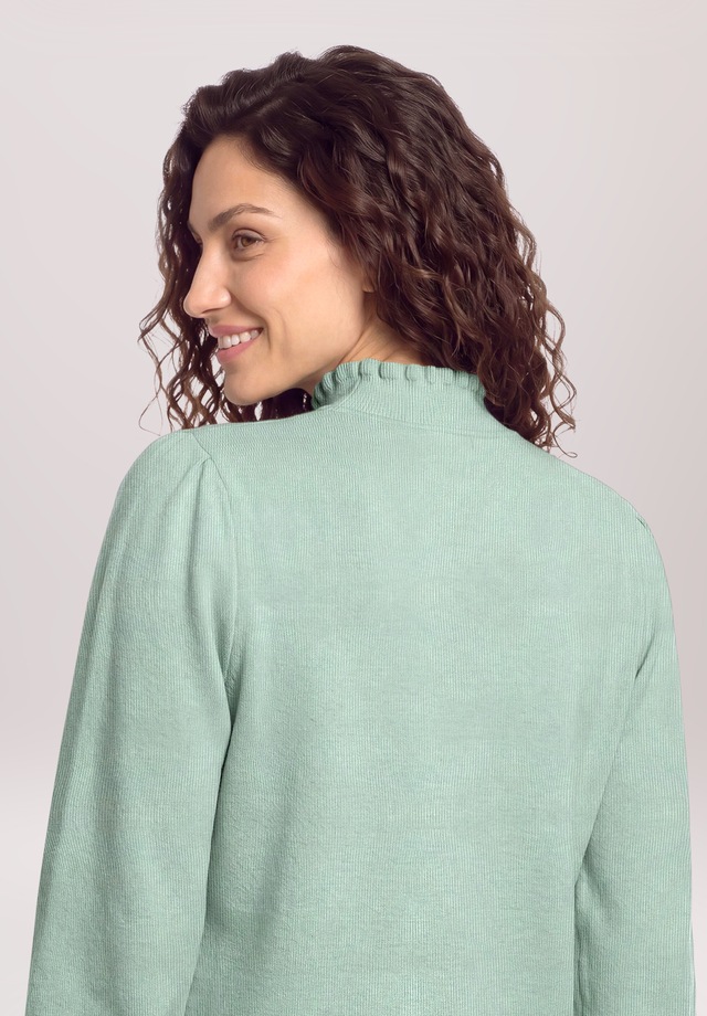 Cartoon Strickpullover »Damen mit Rüschen« 1