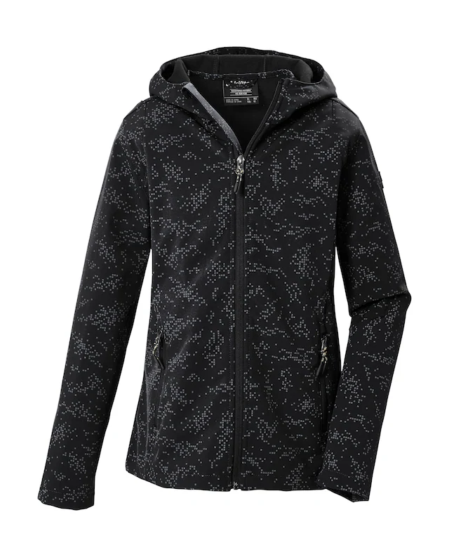 Killtec Softshelljacke »KOW 165 GRLS SFTSHLL JCKT« Winddichte, wasserabweisende Kinderjacke mit Fleece-Futter