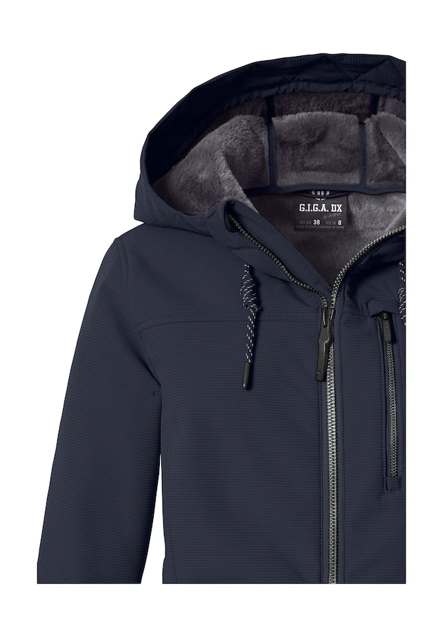 G.I.G.A. DX by killtec Softshelljacke »GW 59 WMN SFTSHLL JCKT« Winddichte, wasserabweisende Damenjacke mit Teddy-Fleecefutter