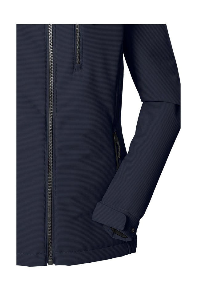 G.I.G.A. DX by killtec Softshelljacke »GW 59 WMN SFTSHLL JCKT« Winddichte, wasserabweisende Damenjacke mit Teddy-Fleecefutter
