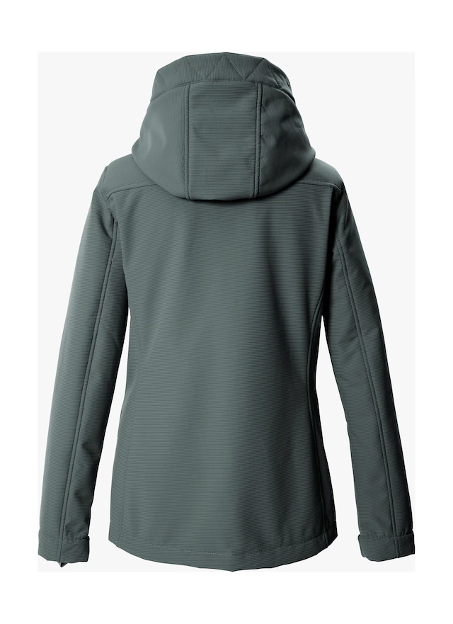 G.I.G.A. DX by killtec Softshelljacke »GW 59 WMN SFTSHLL JCKT« Winddichte, wasserabweisende Damenjacke mit Teddy-Fleecefutter