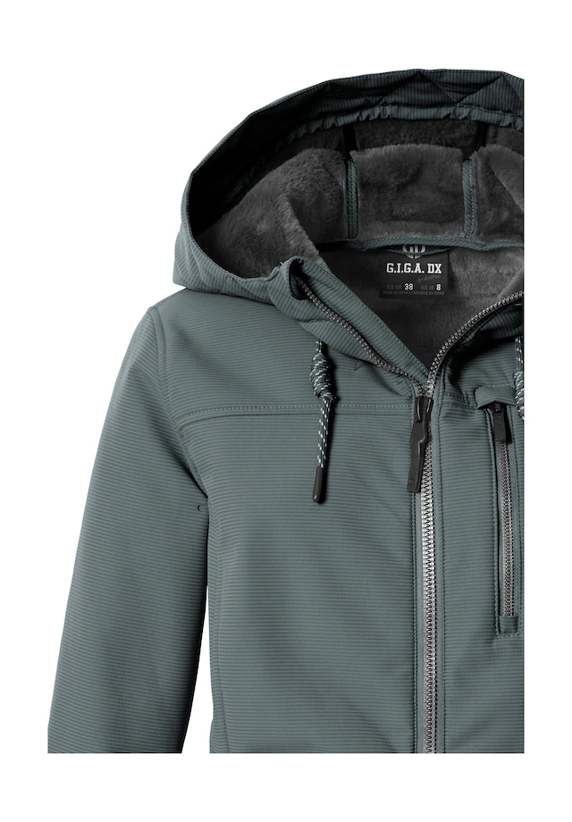 G.I.G.A. DX by killtec Softshelljacke »GW 59 WMN SFTSHLL JCKT« Winddichte, wasserabweisende Damenjacke mit Teddy-Fleecefutter