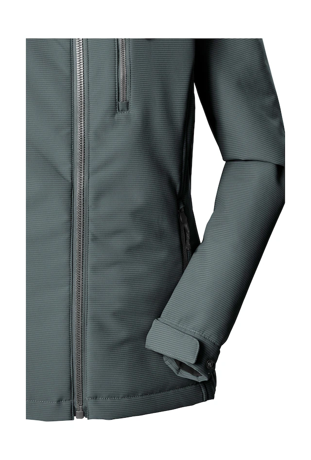 G.I.G.A. DX by killtec Softshelljacke »GW 59 WMN SFTSHLL JCKT« Winddichte, wasserabweisende Damenjacke mit Teddy-Fleecefutter