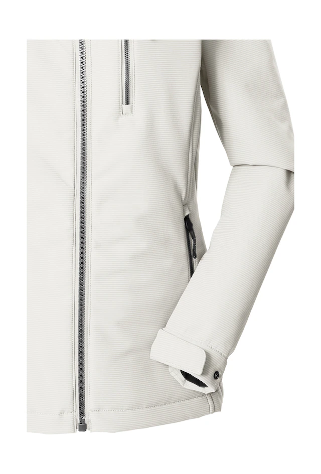 G.I.G.A. DX by killtec Softshelljacke »GW 59 WMN SFTSHLL JCKT« Winddichte, wasserabweisende Damenjacke mit Teddy-Fleecefutter