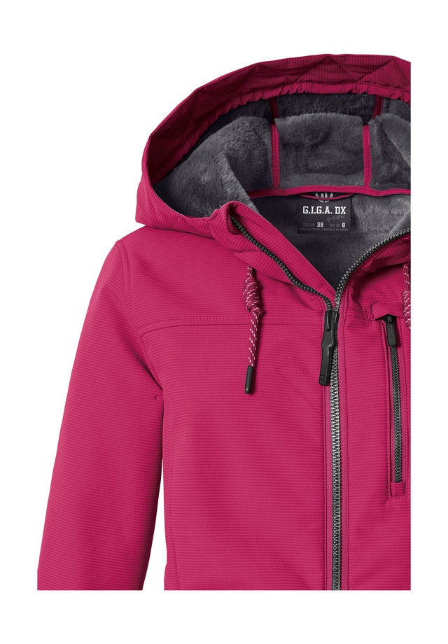 G.I.G.A. DX by killtec Softshelljacke »GW 59 WMN SFTSHLL JCKT« Winddichte, wasserabweisende Damenjacke mit Teddy-Fleecefutter