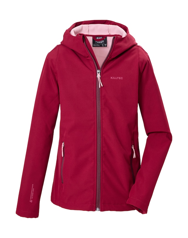 Killtec Softshelljacke »KOW 164 GRLS SFTSHLL JCKT« Winddichte, wasserabweisende Softshelljacke mit Fleece-Futter