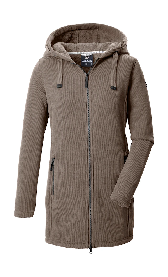 G.I.G.A. DX by killtec Fleecejacke »GW 44 WMN KNTFLC PRK« Leichter Damen Strickfleeceparka, warm, 2-Wege-Reißverschluss