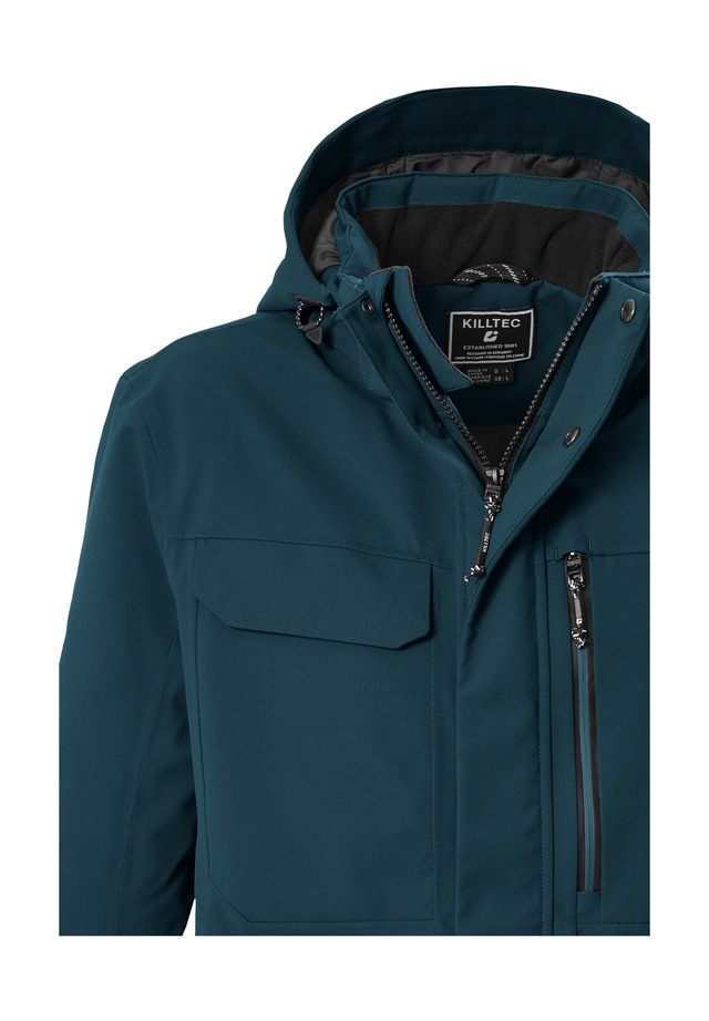 Killtec Funktionsjacke »KOW 42 MN JCKT« Wasserdicht, atmungsaktiv, abnehmbare Kapuze, viele Taschen
