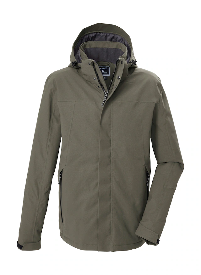Killtec Funktionsjacke »KOW 2 KG MN JCKT« Wind- und wasserdichte Funktionsjacke mit abnehmbarer Kapuze