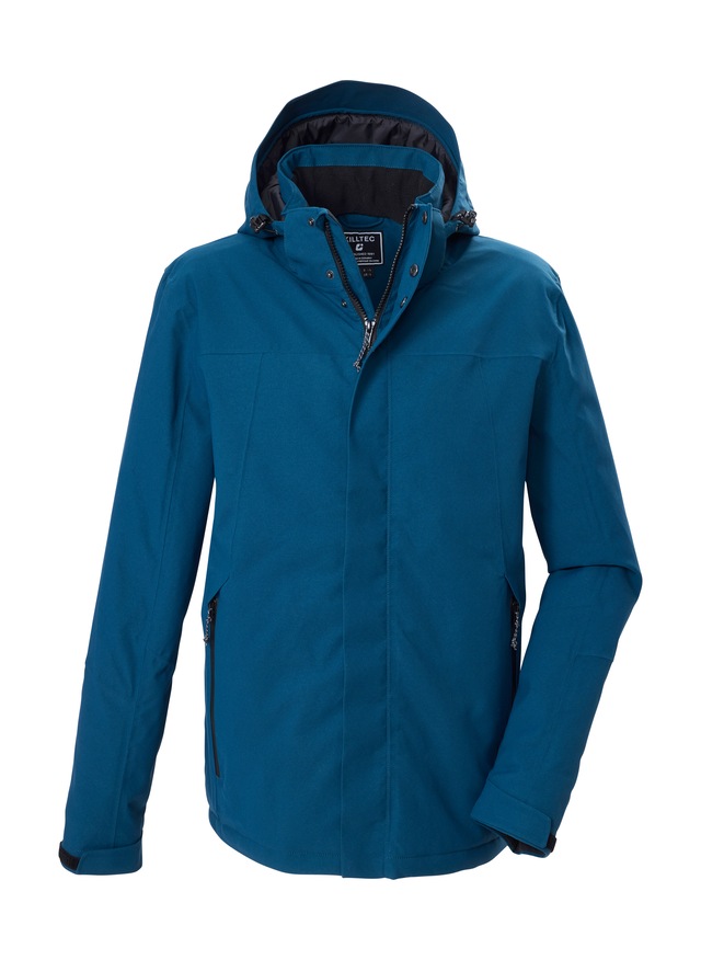 Killtec Funktionsjacke »KOW 2 KG MN JCKT« Wind- und wasserdichte Funktionsjacke mit abnehmbarer Kapuze