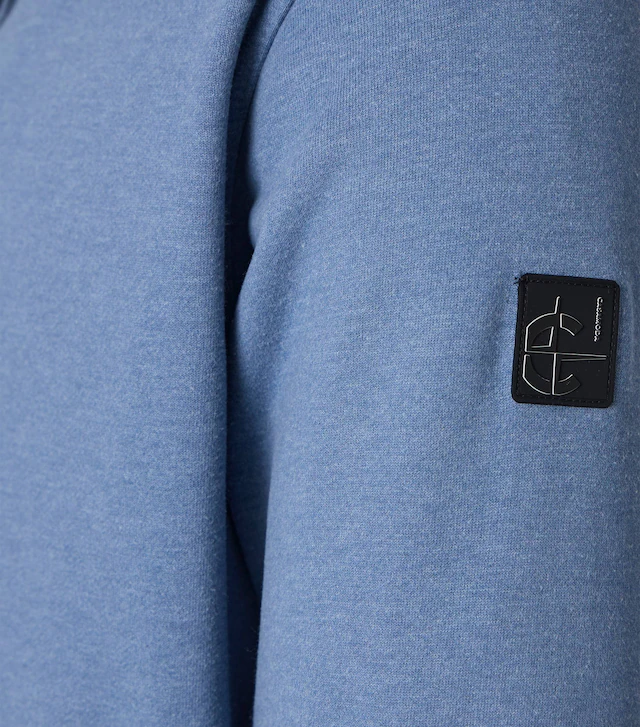 CASAMODA Kapuzensweatjacke »CASAMODA Sweatjacke mit Kapuze uni«